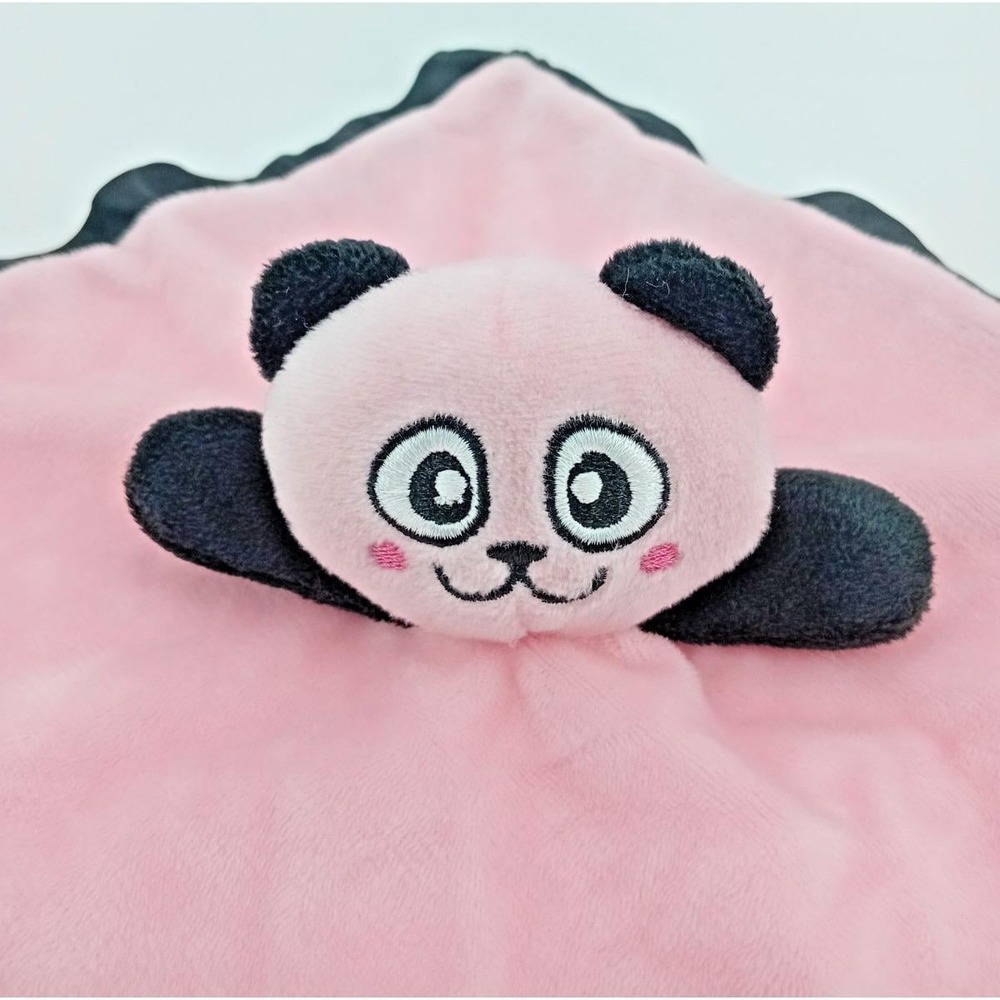 Kombi Cozy Animal Snugglers Security Baby Blanket Pink Panda Plush Lovey - Picture 2 of 7
